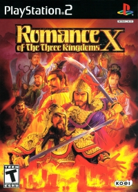 PS2 - Romance of the Three Kingdoms X Box Art Front