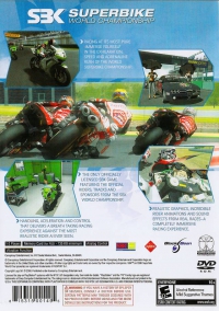 PS2 - SBK Superbike World Championship Box Art Back
