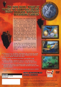 PS2 - Savage Skies Box Art Back