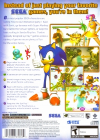 PS2 - Sega Superstars Box Art Back