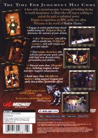 PS2 - Shadow Hearts Box Art Back
