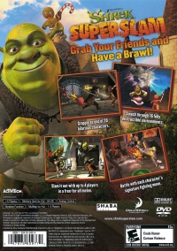 PS2 - Shrek Super Slam Box Art Back