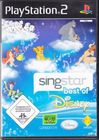 PS2 - Singstar Best of Disney Box Art Front