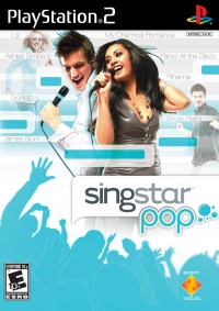 PS2 - Singstar Pop Box Art Front