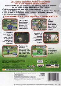 PS2 - Soccer Life Box Art Back