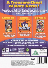PS2 - Sonic Gems Collection Box Art Back