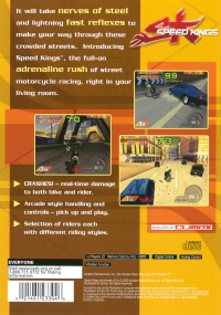 PS2 - Speed Kings Box Art Back