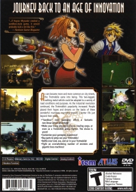 PS2 - Steambot Chronicles Box Art Back
