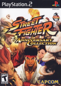 PS2 - Street Fighter Anniversary Collection Box Art Front