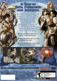 PS2 - Suikoden IV Box Art Back