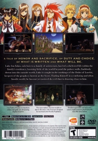 PS2 - Tales of the Abyss Box Art Back