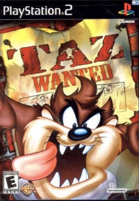 PS2 - Taz Wanted Box Art Front