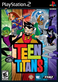 PS2 - Teen Titans Box Art Front