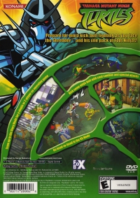 PS2 - Teenage Mutant Ninja Turtles Box Art Back