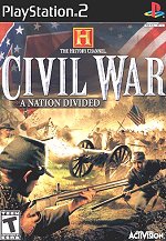 PS2 - The Civil War A Nation Divided Box Art Front