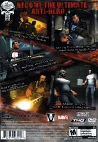 PS2 - The Punisher Box Art Back