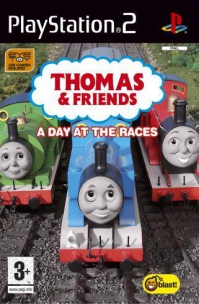 PS2 - Thomas and Friends  A Day at the Races Box Art Front