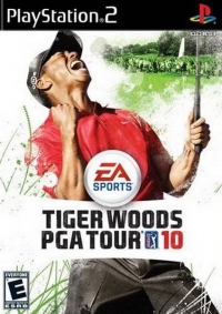 PS2 - Tiger Woods PGA Tour 10 Box Art Front