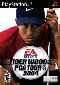 PS2 - Tiger Woods PGA Tour 2004 Box Art Front