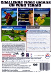 PS2 - Tiger Woods PGA Tour 2005 Box Art Back