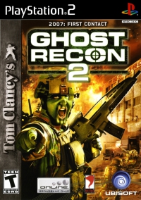 PS2 - Tom Clancy's Ghost Recon 2 Box Art Front