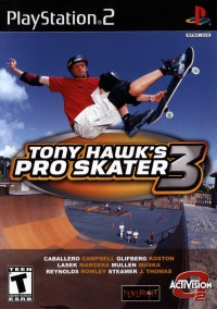 PS2 - Tony Hawk's Pro Skater 3 Box Art Front
