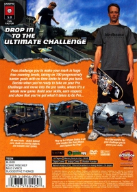 PS2 - Tony Hawk's Pro Skater 4 Box Art Back