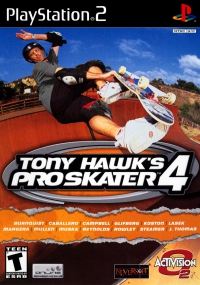 PS2 - Tony Hawk's Pro Skater 4 Box Art Front