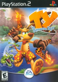 PS2 - Ty the Tasmanian Tiger Box Art Front