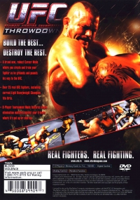 PS2 - UFC Throwdown Box Art Back