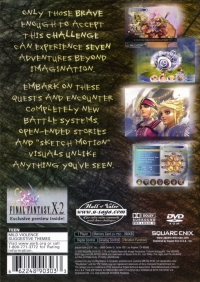 PS2 - Unlimited Saga Box Art Back