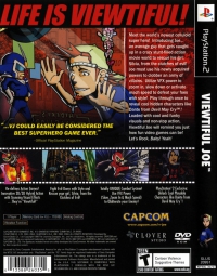 PS2 - Viewtiful Joe Box Art Back