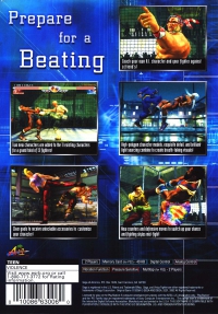 PS2 - Virtua Fighter 4 Box Art Back