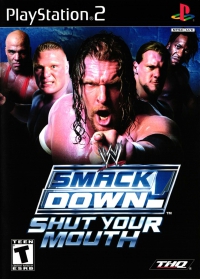 PS2 - WWE SmackDown Shut Your Mouth Box Art Front