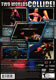 PS2 - WWE SmackDown vs Raw Box Art Back