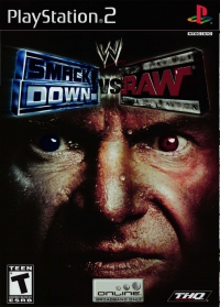 PS2 - WWE SmackDown vs Raw Box Art Front