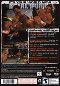 PS2 - WWE SmackDown vs Raw 2010 Box Art Back