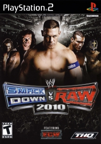 PS2 - WWE SmackDown vs Raw 2010 Box Art Front