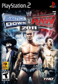 PS2 - WWE SmackDown vs Raw 2011 Box Art Front