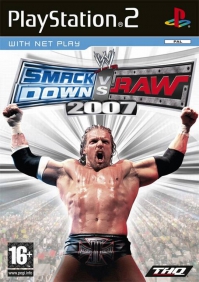 PS2 - WWE Smackdown Vs Raw 2007 Box Art Front