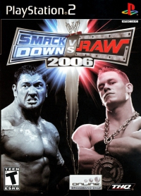 PS2 - WWE Smackdown vs Raw 2006 Box Art Front