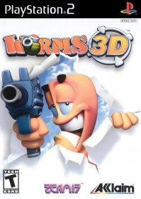 PS2 - Worms 3D Box Art Front