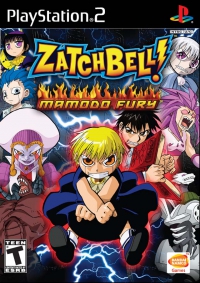 PS2 - Zatch Bell Mamodo Fury Box Art Front
