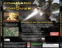 PSX - Command and Conquer Box Art Back