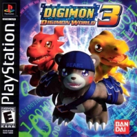 PSX - Digimon World 3 Box Art Front