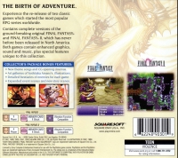 PSX - Final Fantasy Origins Box Art Back