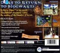PSX - Harry Potter and the Chamber of Secrets Box Art Back