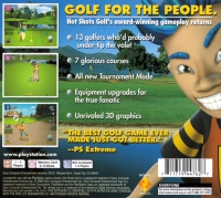 PSX - Hot Shots Golf 2 Box Art Back