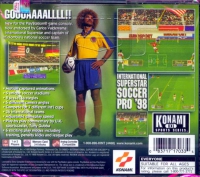 PSX - International Superstar Soccer Pro '98 Box Art Back