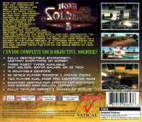 PSX - Iron Soldier 3 Box Art Back